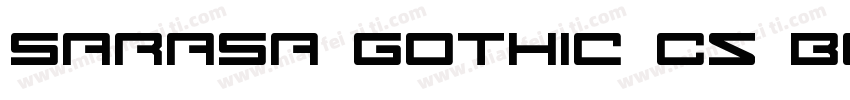 sarasa gothic CS Bol字体转换